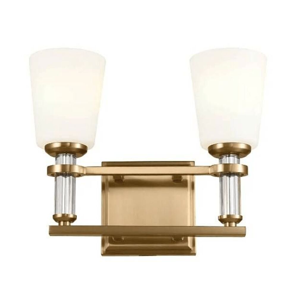 Kichler Lighting 55146BNB Rosalind 2 Light Vanity Light Bath Bracket Brass